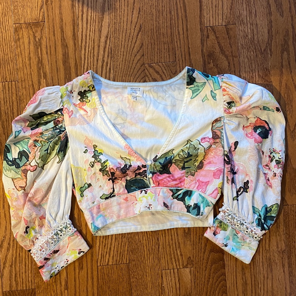 Hemant & Nandita Teien Crop Top
